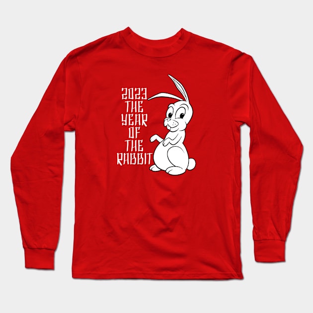 The Chinese Year of the Rabbit 2023 Long Sleeve T-Shirt by Generic Mascots